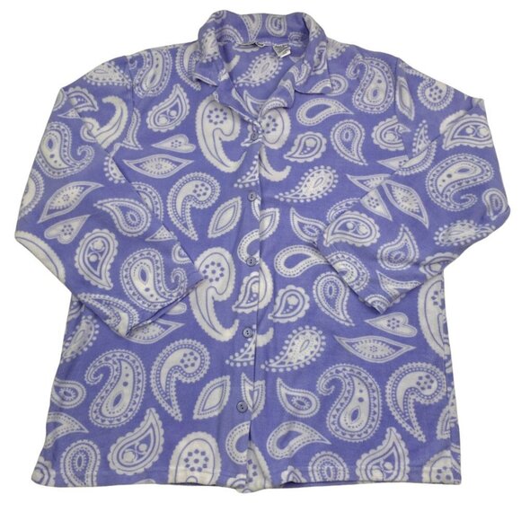 Hotel Spa Collection Fleece 2-Piece Pajama/Lounge Comfy Soft Set Women's Size 2X - Picture 2 of 9